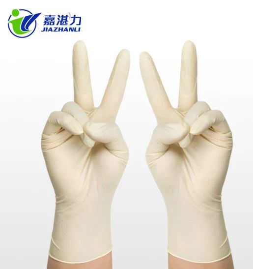 Eco-Friendly Powdered/Powder Free Disposable Latex Gloves Surgical Examination Latex Rubber Gloves