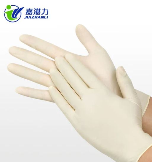 Eco-Friendly Powdered/Powder Free Disposable Latex Gloves Surgical Examination Latex Rubber Gloves